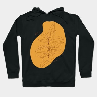 Bohemian Ficus Illustration 3 Hoodie